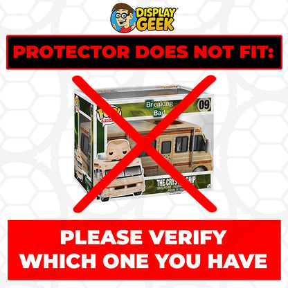 Pop Protector for Funko Pop Rides Walt with the Crystal Ship #310 Box