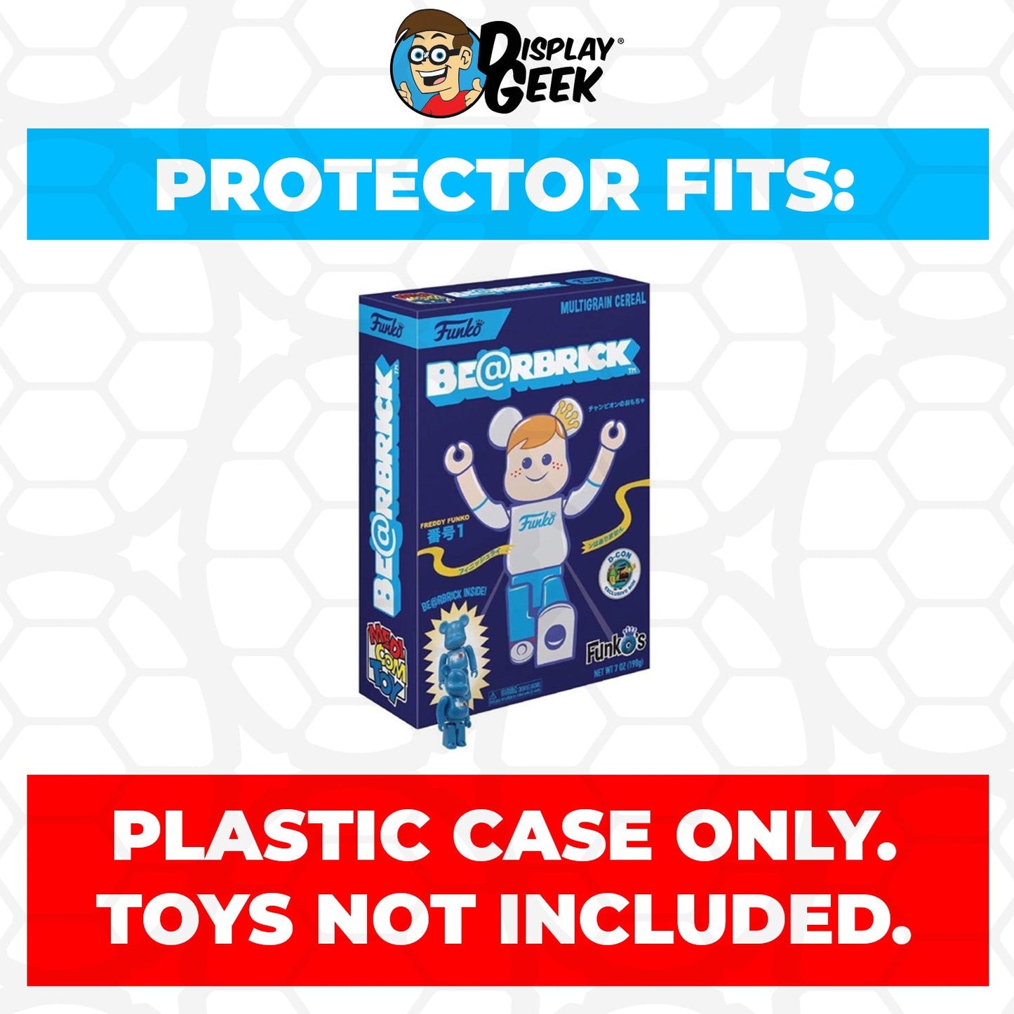 Pop Protector for Bearbrick Blue D-Con FunkO's Cereal Box