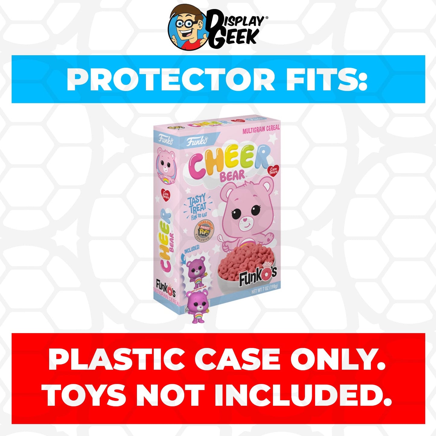 Pop Protector for Cheer Bear FunkO's Cereal Box