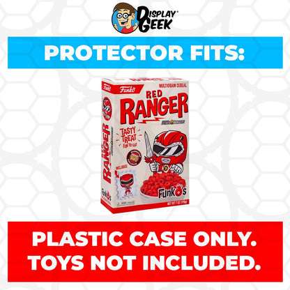 Pop Protector for Red Ranger White FunkO's Cereal Box