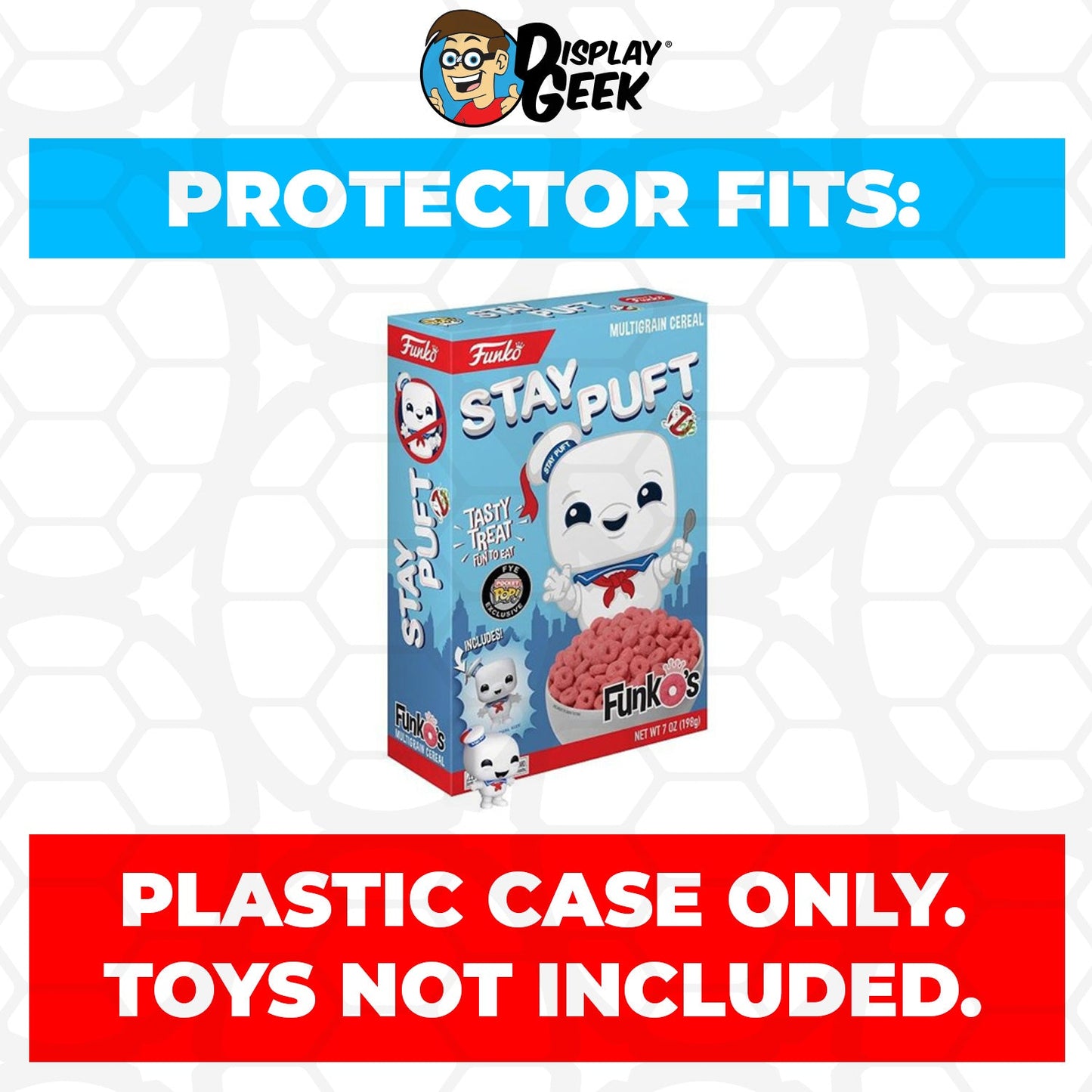 Pop Protector for Stay Puft Marshmallow Man FunkO's Cereal Box