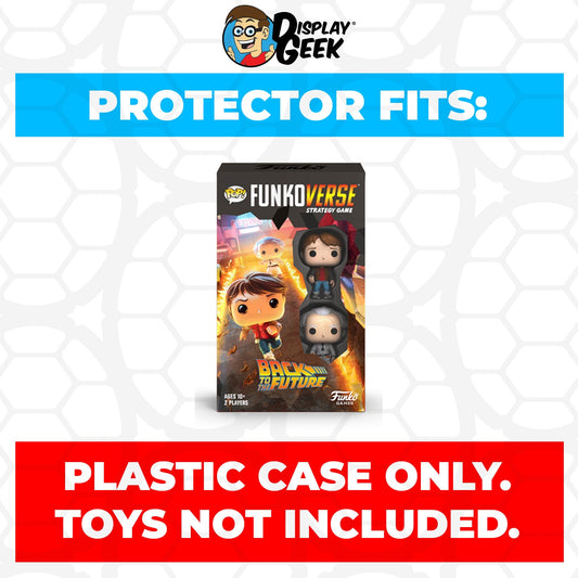 Pop Protector for Funkoverse Back to the Future 100 Funko 2 Pack
