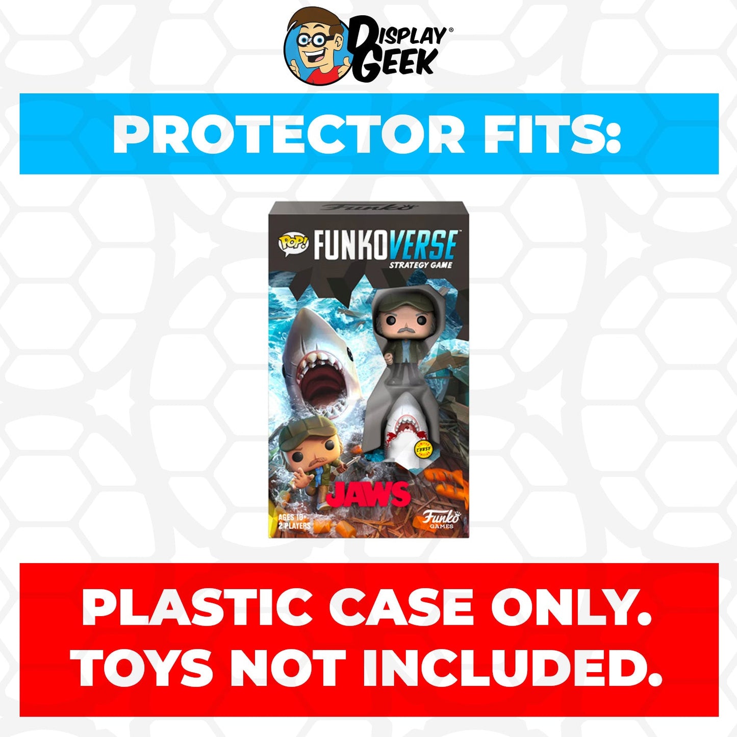 Pop Protector for Funkoverse Jaws 100 Chase Bloody Funko 2 Pack