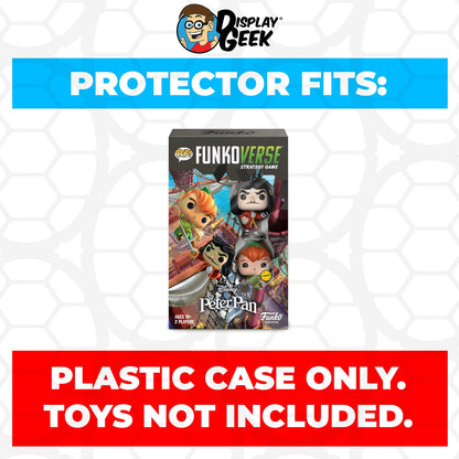 Pop Protector for Funkoverse Peter Pan 100 Chase Flocked Funko 2 Pack