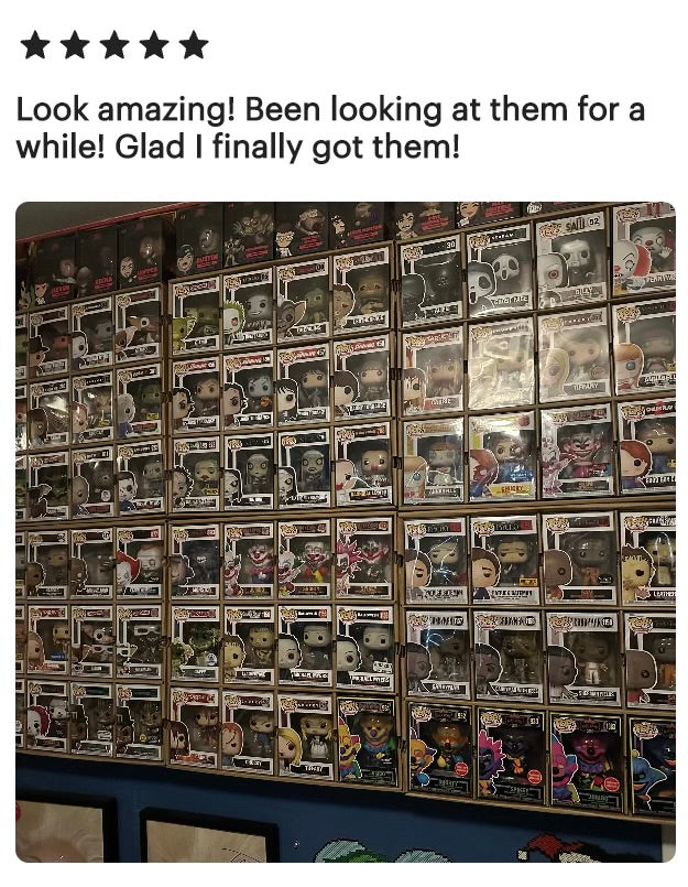 NAKED Economy Brown MK Kubbie Funko Pop Display Case (FREE Shipping)