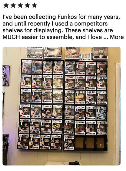 DE-LUXX Matte Black MK Kubbie Funko Pop Display Case (FREE Shipping)