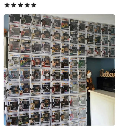 DE-LUXX Matte White MK Kubbie Funko Pop Display Case (FREE Shipping)