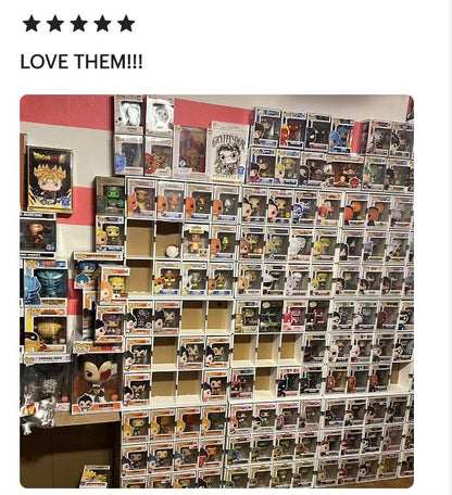 DE-LUXX Matte White MK Kubbie Funko Pop Display Case (FREE Shipping)