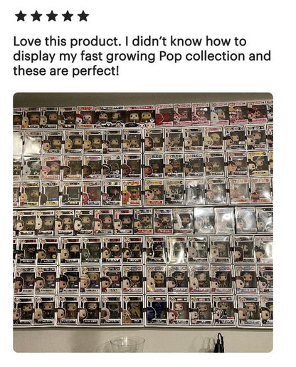 DE-LUXX Matte White MK Kubbie Funko Pop Display Case (FREE Shipping)