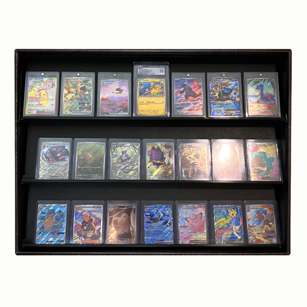 japanese card display case TCG Black MK Kubbie Display Case (FREE Shipping) – MK Kubbies