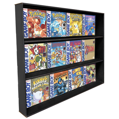 Game Boy GBC GBA VB Black MK Kubbie Display Case for Video Games (FREE Shipping)