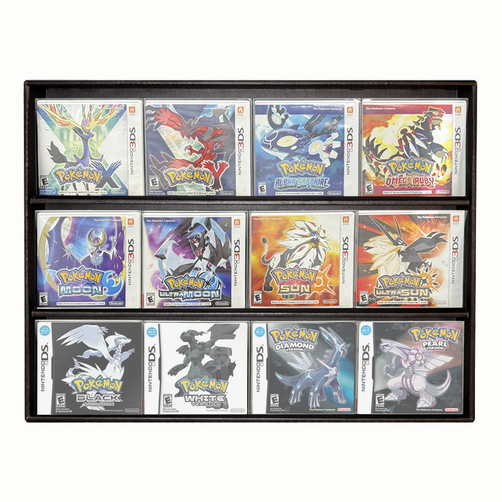 DS & 3DS Black MK Kubbie Display Case for Video Games (FREE Shipping)