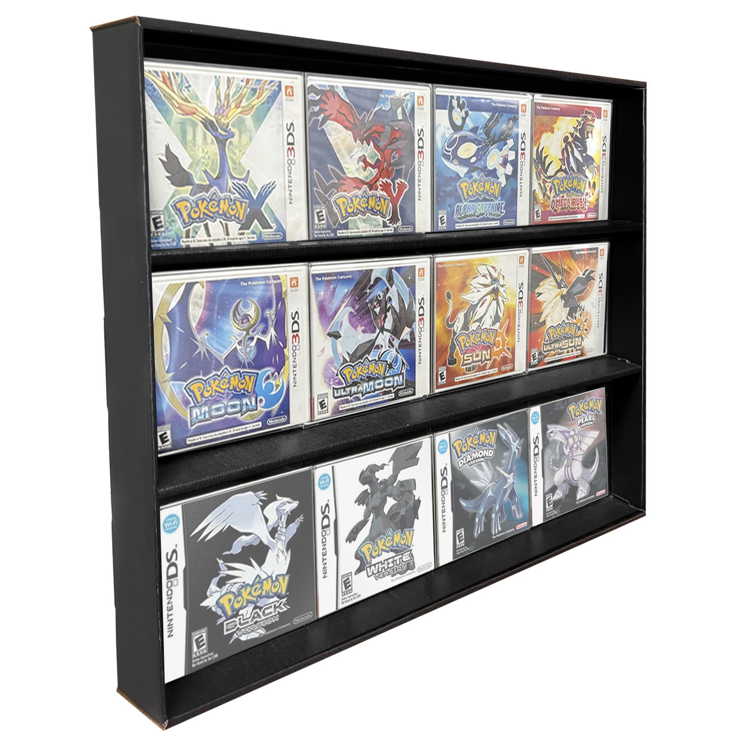 DS & 3DS Black MK Kubbie Display Case for Video Games (FREE Shipping)