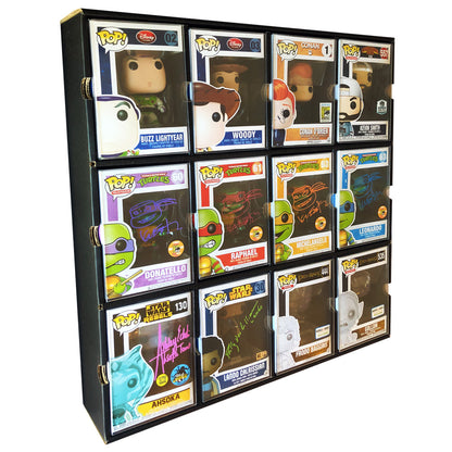 DE-LUXX Matte Black MK Kubbie Funko Pop Display Case (FREE Shipping)