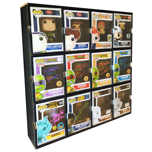 DE-LUXX Matte Black MK Kubbie Funko Pop Display Case (FREE Shipping)