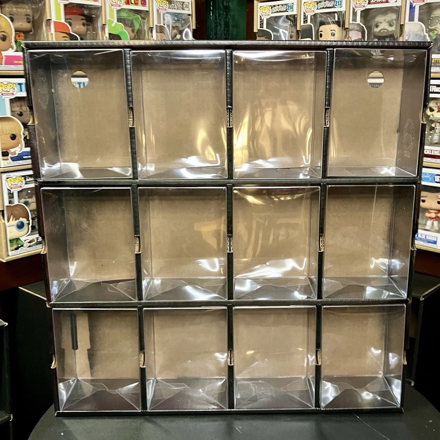 COMBO Black De-Luxx Display Case with Pop Protectors (FREE Shipping)