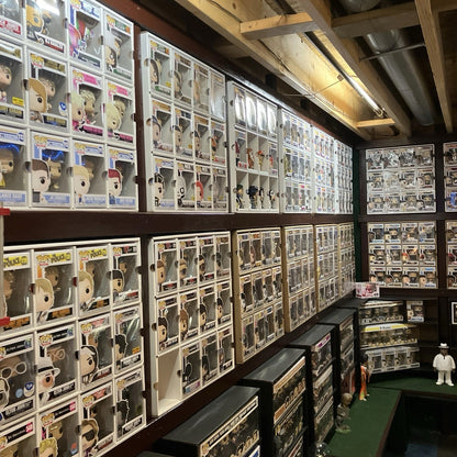 COMBO White De-Luxx Display Case with Pop Protectors (FREE Shipping)