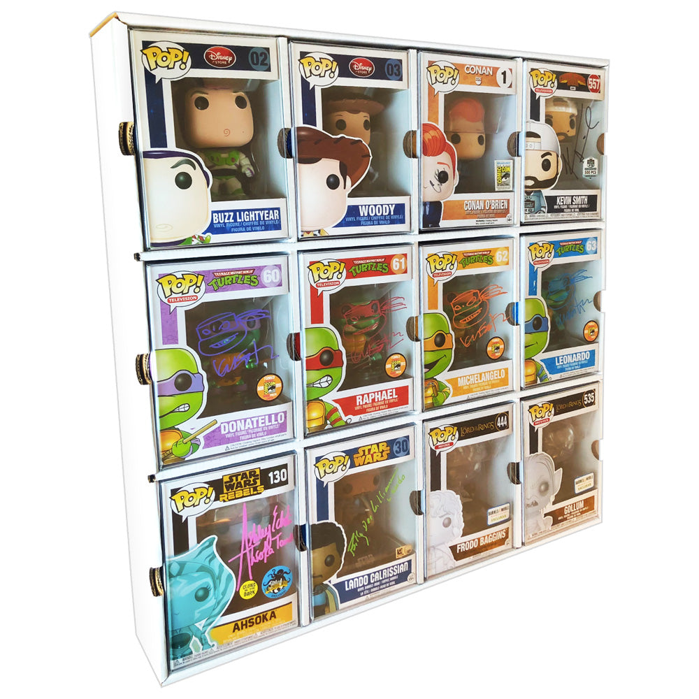 DE-LUXX Matte White MK Kubbie Funko Pop Display Case (FREE Shipping)