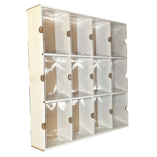 COMBO White De-Luxx Display Case with Pop Protectors (FREE Shipping)