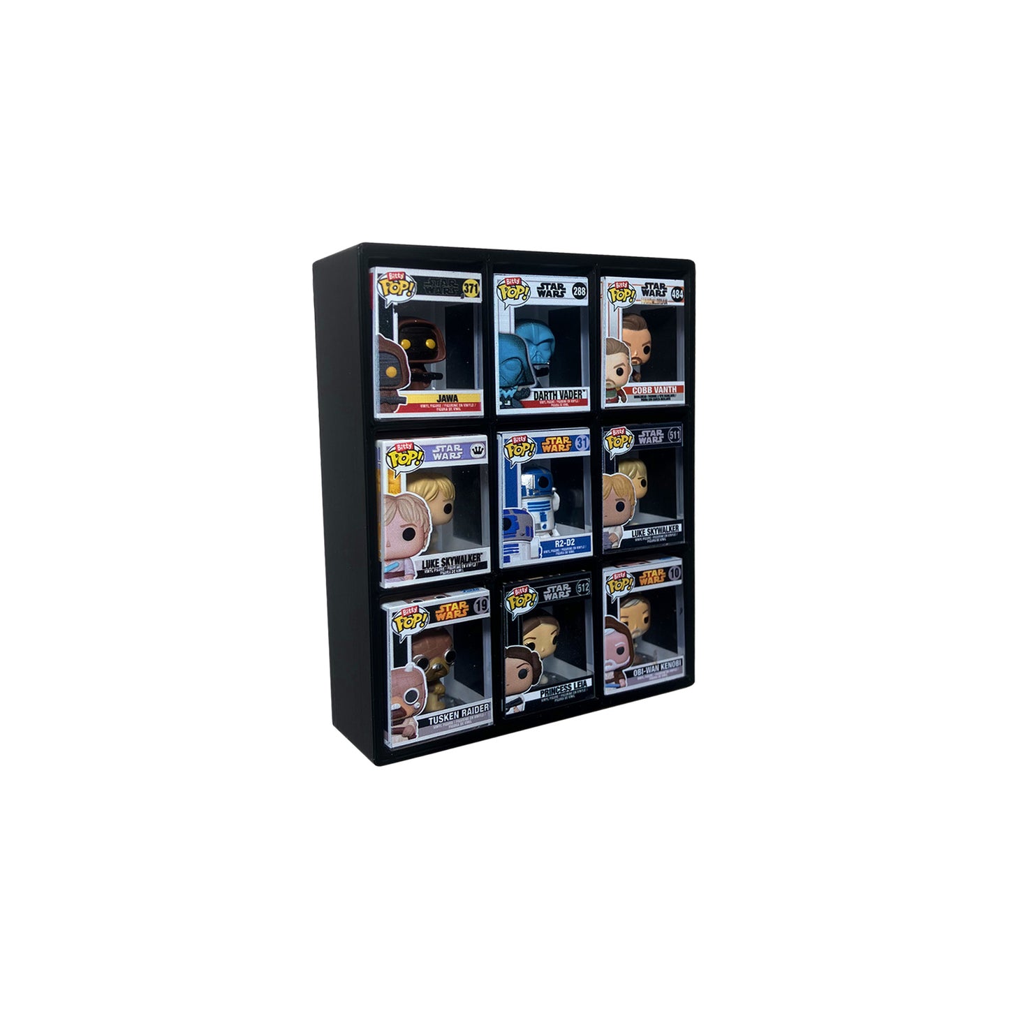 BITTY POP Black MK Kubbie Funko Bitty Pops Display Case (FREE Shipping)