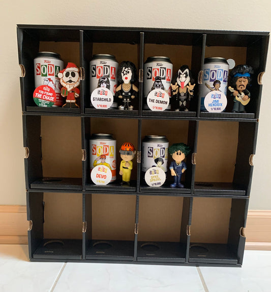 SODA Matte Black MK Kubbie Funko Soda Display Case (FREE Shipping)