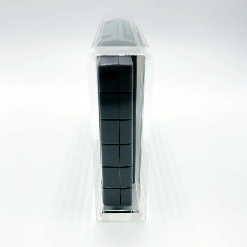 Acrylic Case for SNES Super Nintendo Standard Video Game Cartridges, 4mm thick, UV Resistant & Magnetic Slide Bottom