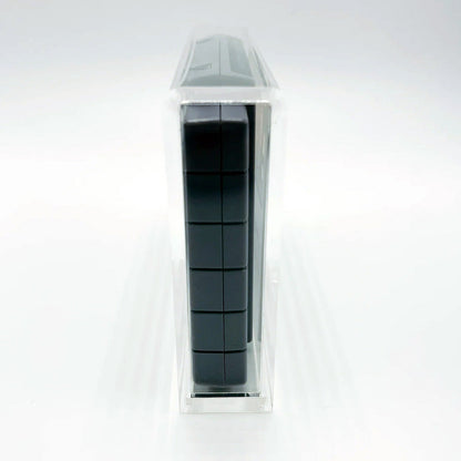 Acrylic Case for SNES Super Nintendo Standard Video Game Cartridges, 4mm thick, UV Resistant & Magnetic Slide Bottom