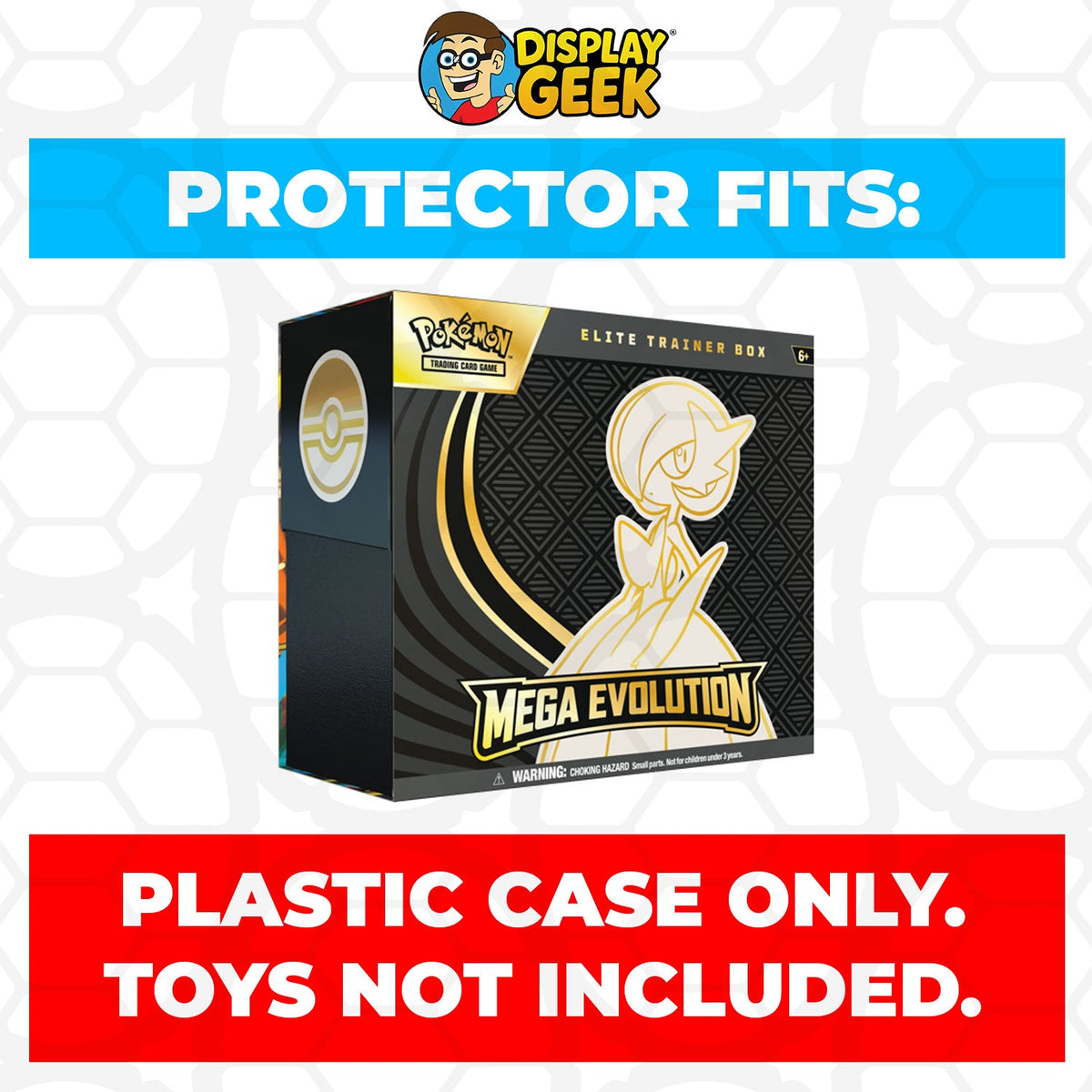 Plastic Protector for Pokemon TCG 2025 Mega Evolution Mega Gardevoir ETB Elite Trainer Box