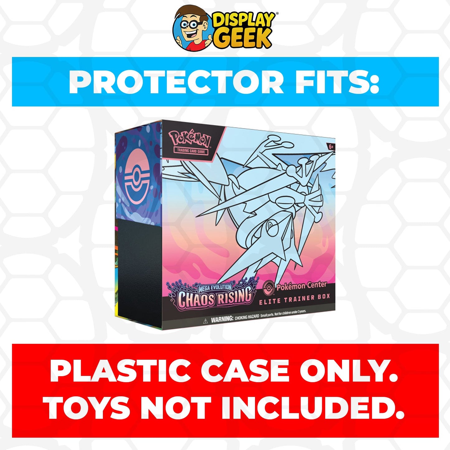 Plastic Protector for Pokemon TCG 2026 Mega Evolution Chaos Rising Mega Greninja ETB Elite Trainer Box
