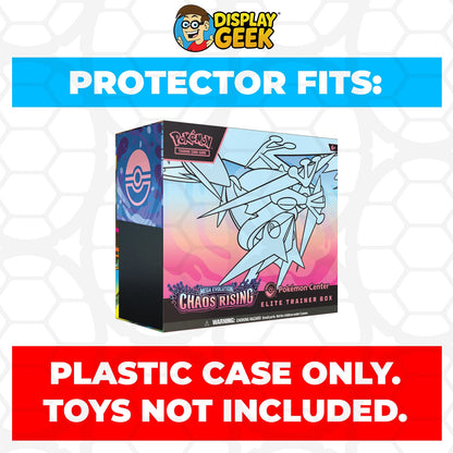 Plastic Protector for Pokemon TCG 2026 Mega Evolution Chaos Rising Mega Greninja ETB Elite Trainer Box