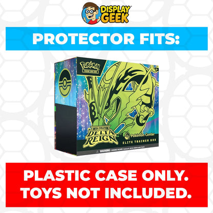 Plastic Protector for Pokemon TCG 2026 Mega Evolution Delta Reign Mega Rayquaza ETB Elite Trainer Box