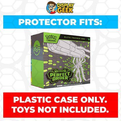 Plastic Protector for Pokemon TCG 2026 Mega Evolution Perfect Order Mega Zygarde Pokemon Center ETB Elite Trainer Box