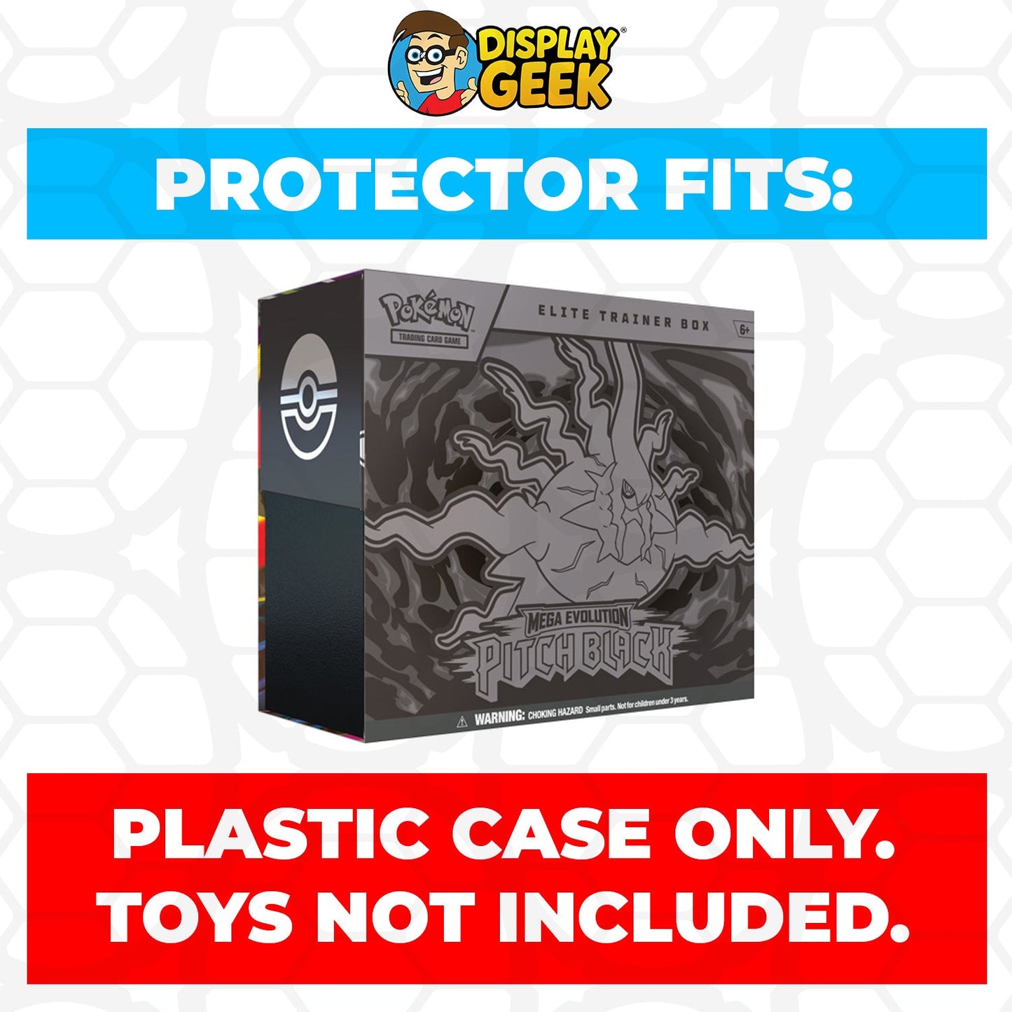 Plastic Protector for Pokemon TCG 2026 Mega Evolution Pitch Black Mega Darkrai ETB Elite Trainer Box
