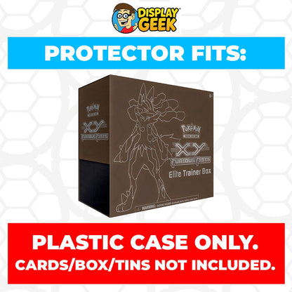 Plastic Protector for Pokemon TCG 2014 XY Furious Fists Lucario ETB Elite Trainer Box