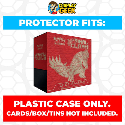 Plastic Protector for Pokemon TCG 2015 XY Primal Clash Kyogre ETB Elite Trainer Box