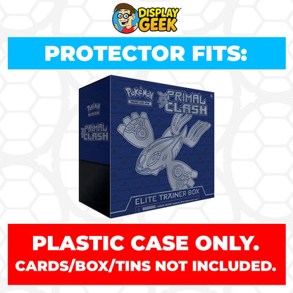 Plastic Protector for Pokemon TCG 2015 XY Primal Clash Groudon ETB Elite Trainer Box