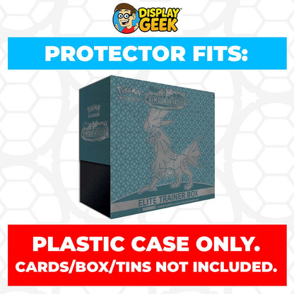 Plastic Protector for Pokemon TCG 2017 Sun & Moon Crimson Invasion Silvally ETB Elite Trainer Box