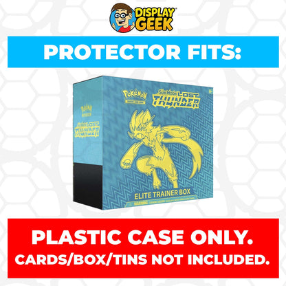 Plastic Protector for Pokemon TCG 2018 Sun & Moon Lost Thunder Zeraora ETB Elite Trainer Box