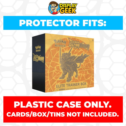 Plastic Protector for Pokemon TCG 2018 Sun & Moon Ultra Prism Necrozma Lunala ETB Elite Trainer Box
