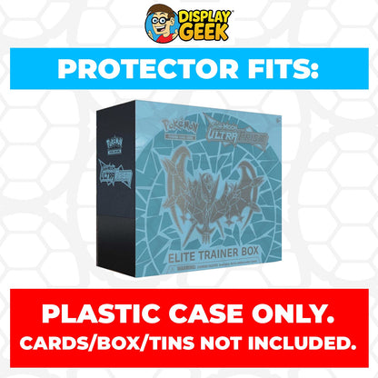 Plastic Protector for Pokemon TCG 2018 Sun & Moon Ultra Prism Necrozma Solgaleo ETB Elite Trainer Box