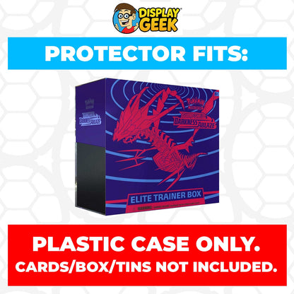 Plastic Protector for Pokemon TCG 2020 Sword & Shield Darkness Ablaze Eternatus ETB Elite Trainer Box