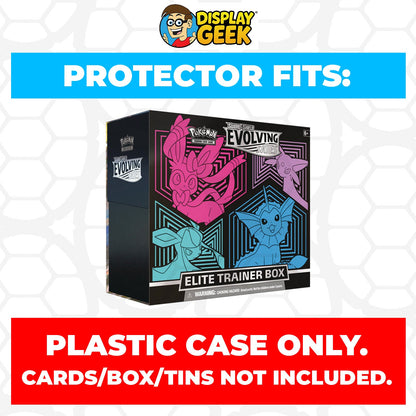 Plastic Protector for Pokemon TCG 2021 Sword & Shield Evolving Skies #2 Pokemon Center ETB Elite Trainer Box