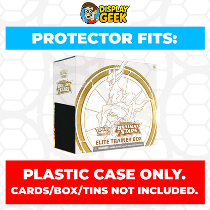Plastic Protector for Pokemon TCG 2022 Sword & Shield Brilliant Stars Arceus Pokemon Center ETB Elite Trainer Box
