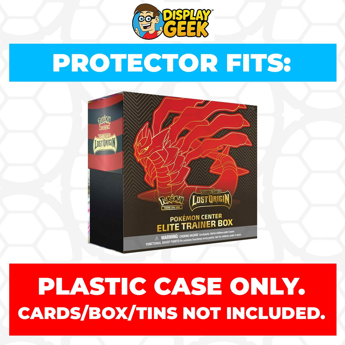 Plastic Protector for Pokemon TCG 2022 Sword & Shield Lost Origin Giratina Pokemon Center ETB Elite Trainer Box