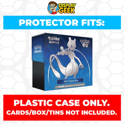 Plastic Protector for Pokemon TCG 2022 Sword & Shield Pokemon Go Mewtwo ETB Elite Trainer Box