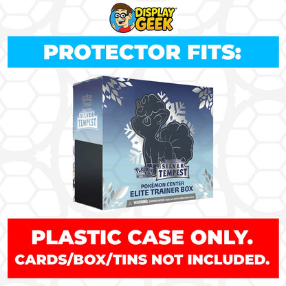Plastic Protector for Pokemon TCG 2022 Sword & Shield Silver Tempest Vulpix ETB Elite Trainer Box
