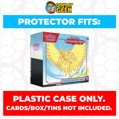 Plastic Protector for Pokemon TCG 2023 Scarlet & Violet Paradox Rift Roaring Moon ETB Elite Trainer Box