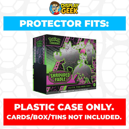 Plastic Protector for Pokemon TCG 2024 Scarlet & Violet Shrouded Fable ETB Elite Trainer Box