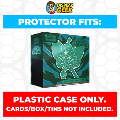Plastic Protector for Pokemon TCG 2024 Scarlet & Violet Twilight Masquerade Ogerpon Pokemon Center ETB Elite Trainer Box