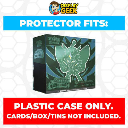 Plastic Protector for Pokemon TCG 2024 Scarlet & Violet Twilight Masquerade Ogerpon ETB Elite Trainer Box